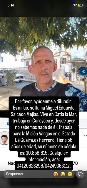 Miguel Eduardo Salcedo mejias