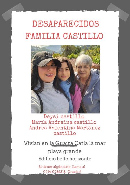 María  , Deysi y Andrea castillo