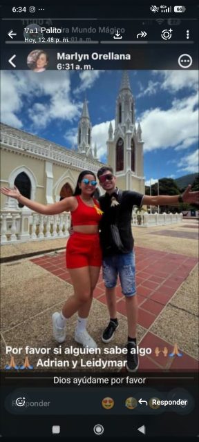 Leydimar Martínez e Ilich Adrián Guevara