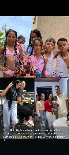 Karla Yanez,Argenis Yanez,Kaily yanes,Aaron Yanez,Osaisis suarez,Mía yanes,