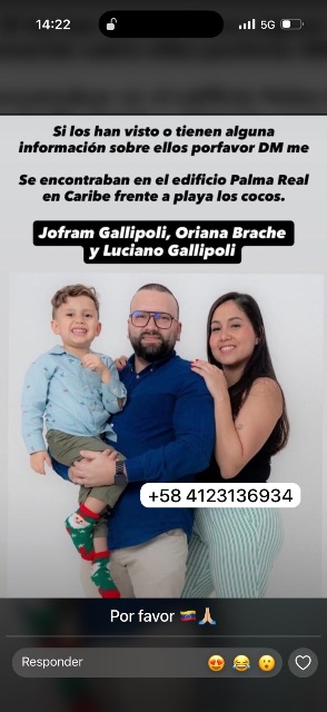 Oriana brache, liciano gallipoli, jofram gallipoli