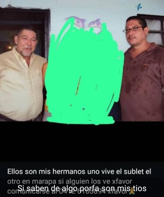 Héctor siviran Negrín y Víctor Manuel Sivira Negrín