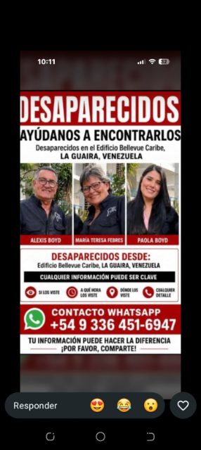Alexis Boyd, María Teresa Febres, Paola Boyd