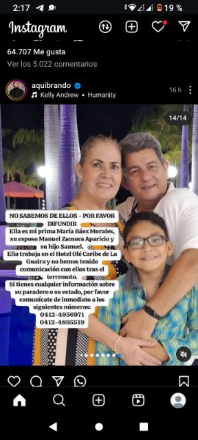 María Báez morales,Manuel Zamora Aparicio y Samuel