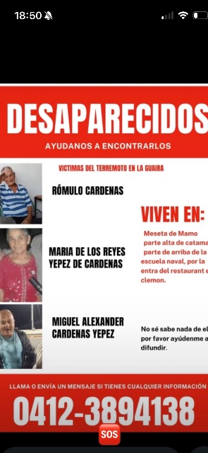 Rómulo cárdenas ,María de los reyes yepez de cárdenas, Miguel Alexander Cárdenas Yepez