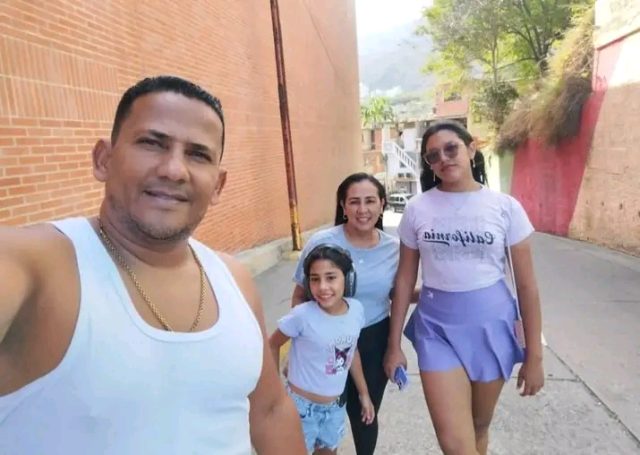 María guerrero Mariangel blondell Camila blondell y Francisco blondell