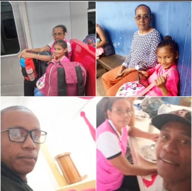 Nelly Flores, Juan Cortez y Rihana Cortez