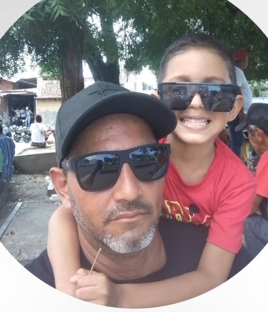 Jean Carlos Gonzalez y su hijo David Gonzalez