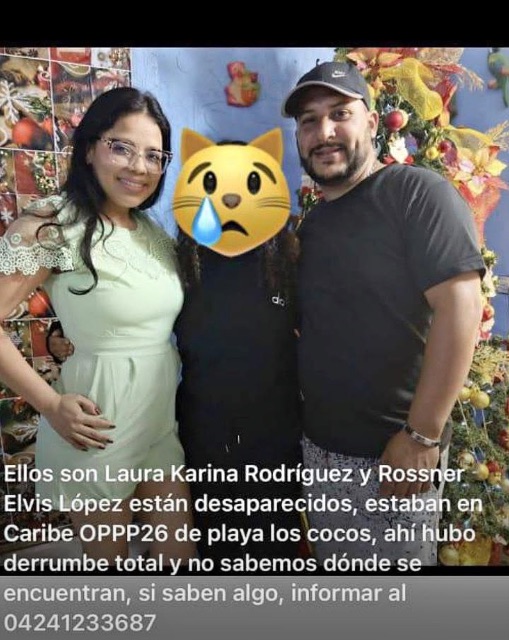 Laura Karina Rodríguez y Rossner Elvis López