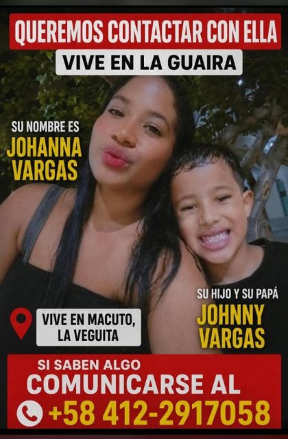 Johanna vargas y Johnny Vargas