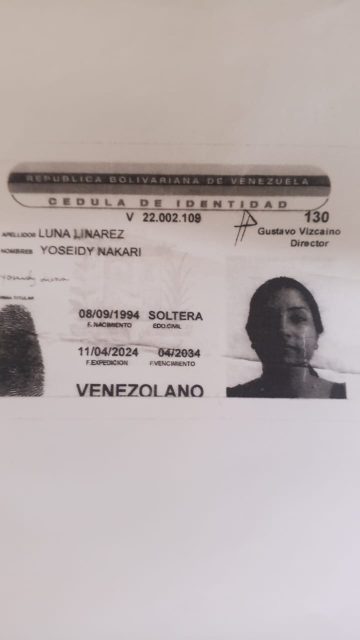 Yoseidy nakari luna linares