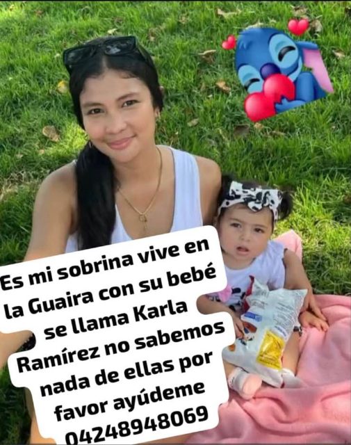 Karla del valle ramirez Moya 24 años Adhara  Villarreal Ramírez (10 meses)