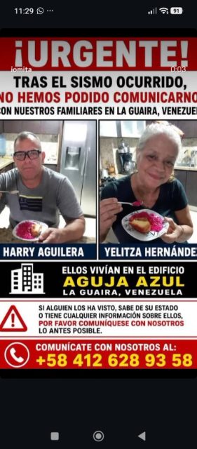 Harry Aguilera y Yelitza hernandez