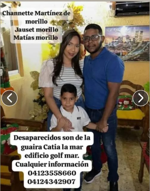 Jauset morillo- Matías morillo- channette Martínez de Morillo