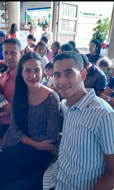 Edgar Daniel Marín y su esposa Nancy