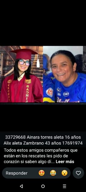Alix aleta y Airam torres