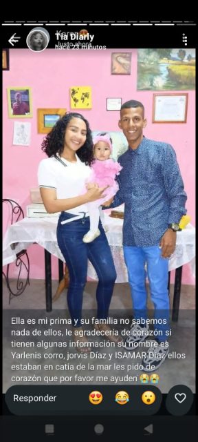 Yorvis Andrés Dia, Isamar Antonela Díaz Corroz