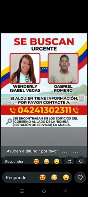 Wenderly Isabel Vegas y Gabriel Romero