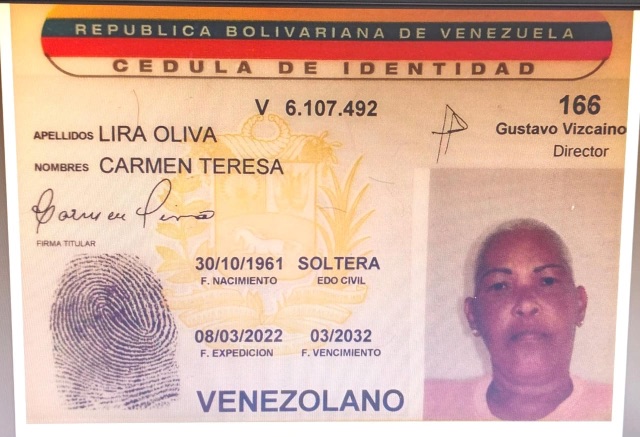 Carmen teresa lira oliva