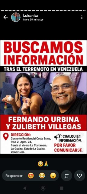 Zulibeth Villegas y Fernando Urbina