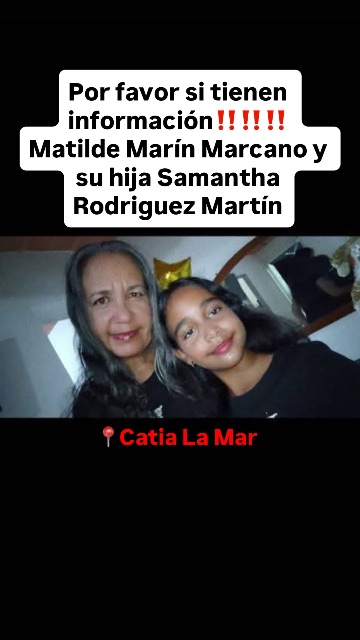 Matilde Marín Marcano y Samantha Rodriguez Marin