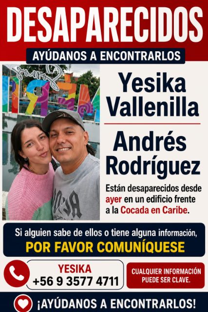 Yesika Vallenilla y Andrés Rodríguez