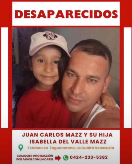 Juan Carlos mazz e hija