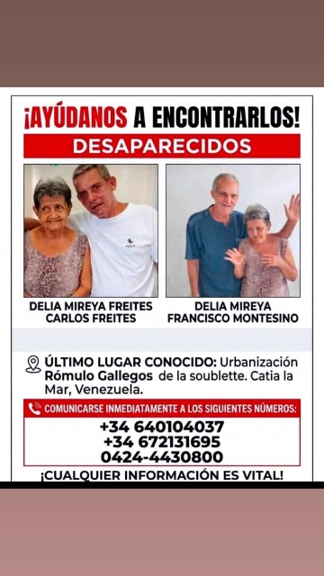 DELIA MIREYA FREITES CARLOS FREITES DELIA MIREYA FRANCISCO MONTESINO