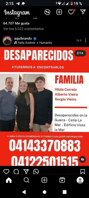 Alberto y Sergio Viera e Hilda Correia