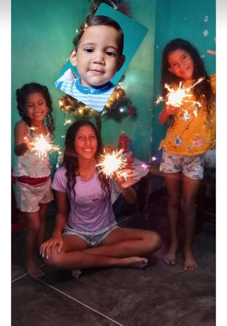 Josmailyn silano 15  Josemith Vasquez 8 Anly Vasquez 6 Mathias Vasquez 1año 6 meses