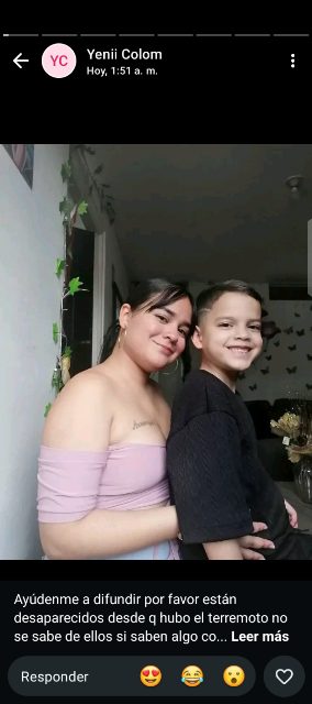 Neyqui y su hijo aron Mayerli Lucero González