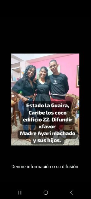 Ayari machado añangure,  he hijos