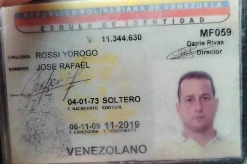 JOSE RAFAEL ROSSI YDROGO