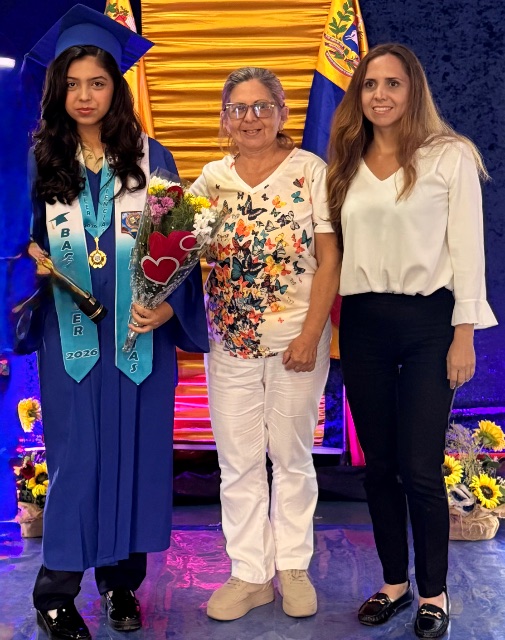 Milagros Monterrey, Mileina Bruno y Gabrihela Pérez
