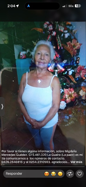 Migdalia mercedes guedez