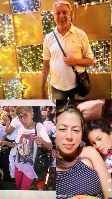 René pérez, gladys martínez, mónica pérez y mía