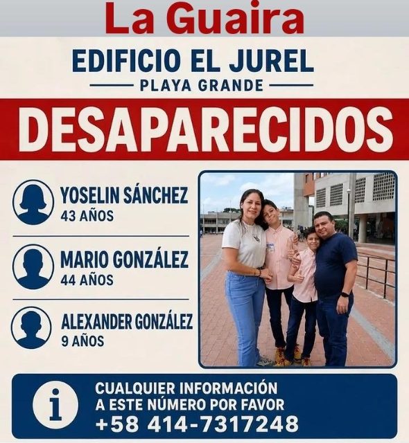 Yoselyn Sánchez, Mario Gonzáles y Alexander González