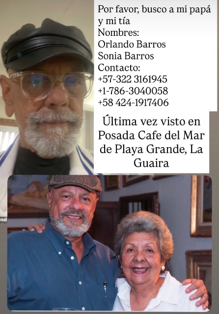Orlando Barros y Sonia Barros