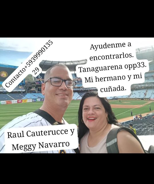 Raul cauterucce y Meggy Navarro