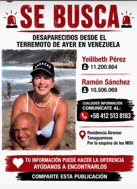 Yeilibeth Pérez y Ramón Sanchez