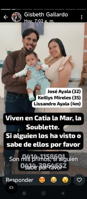 José Ayala, Esposa e hijo