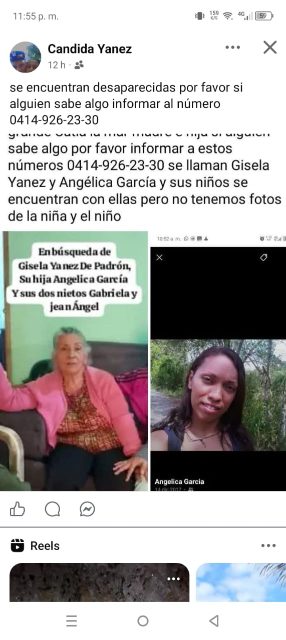 Angelica García padrón y gisela Yanez de padrón