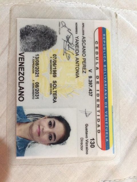ASCANIO PEREZ YANEIDA ANTONIA