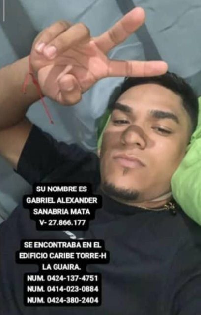 GABRIEL ALEXANDER SANABRIA MATA