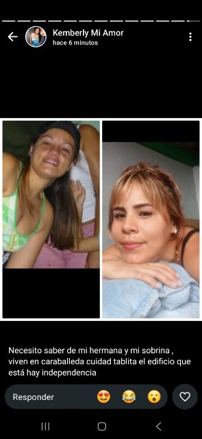 Keila Ledezma y Julia Pérez ledezma