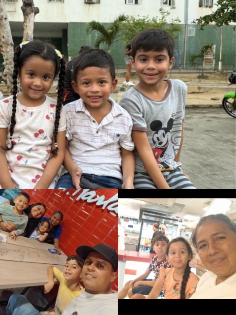 Liam Cova Alexa Cova  Kelinyer Landaez  Juan Carlos Landaez  Khloe López  Liliana contreras