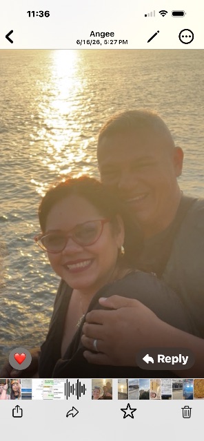 Pablo Andrés garcia vecino y su esposa