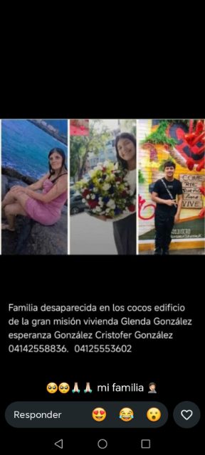 Glenda, Esperanza, Cristhofer Gonzalez
