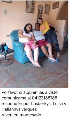 Lusberkys, Luisa y Helinannys Varquez