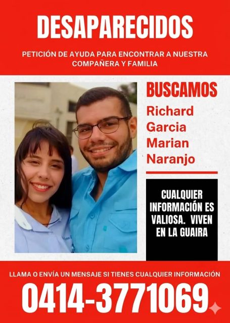 Richard García y Marian Naranjo
